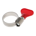 Хомут с «барашком» ZEIN engr, диаметр 16-25 мм, ширина 9 мм, нержавеющая сталь - Фото 3