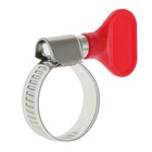 Хомут с «барашком» ZEIN engr, диаметр 16-25 мм, ширина 9 мм, нержавеющая сталь - Фото 4