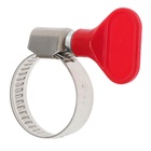 Хомут с «барашком» ZEIN engr, диаметр 16-25 мм, ширина 9 мм, нержавеющая сталь - Фото 5