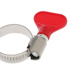 Хомут с «барашком» ZEIN engr, диаметр 16-25 мм, ширина 9 мм, нержавеющая сталь - Фото 6