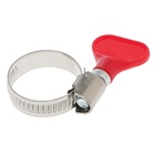 Хомут с «барашком» ZEIN engr, диаметр 16-27 мм, ширина 9 мм, нержавеющая сталь - Фото 3