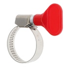 Хомут с «барашком» ZEIN engr, диаметр 16-27 мм, ширина 9 мм, нержавеющая сталь - Фото 5