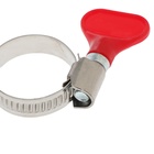 Хомут с «барашком» ZEIN engr, диаметр 16-27 мм, ширина 9 мм, нержавеющая сталь - Фото 6