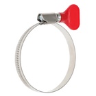 Хомут с «барашком» ZEIN engr, диаметр 40-60 мм, ширина 9 мм, нержавеющая сталь 7439575