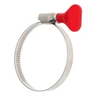 Хомут с «барашком» ZEIN engr, диаметр 40-60 мм, ширина 9 мм, нержавеющая сталь 7439575