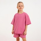 Костюм детский (футболка, шорты) MINAKU: Casual Collection цвет пудровый, рост 104 - Фото 8