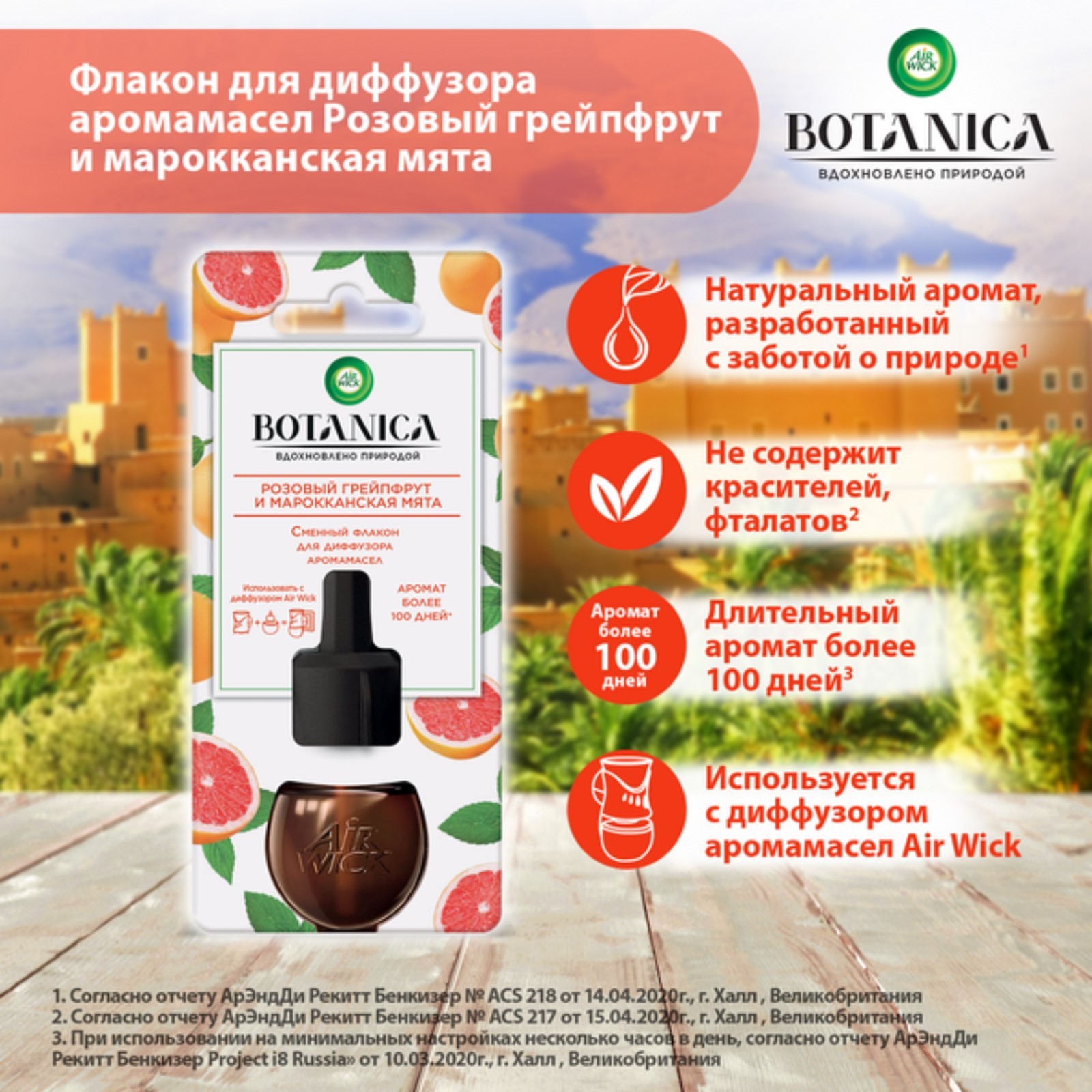 Сменный флакон для диффузора аромамасел Air Wick Botanica 