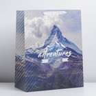 Пакет подарочный ламинированный вертикальный, упаковка, «Приключения», XL 40 х 49 х 19 см - Фото 3