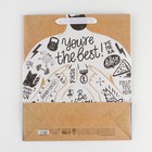 Пакет подарочный крафтовый вертикальный, упаковка, «You're the best», M 26 х 30 х 9 см - Фото 4
