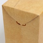 Пакет—коробка «Крафтовый», 28 × 20 × 13 см - фото 57957550