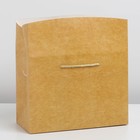 Пакет—коробка «Крафтовый», 28 × 20 × 13 см - фото 57957552