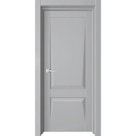 Дверное полотно Diamond1, 600 × 2000 мм, глухое, цвет серый бархат