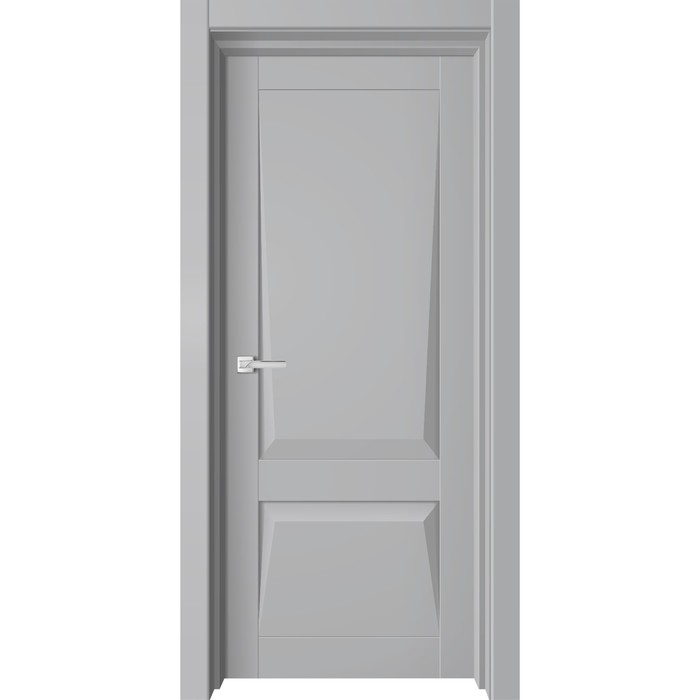 Дверное полотно Diamond1, 600 × 2000 мм, глухое, цвет серый бархат - Фото 1