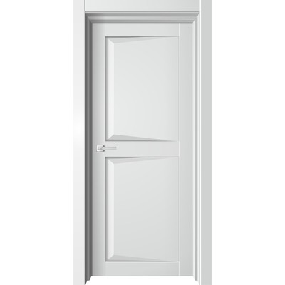 Дверное полотно Diamond2, 600 × 2000 мм, глухое, цвет белый бархат