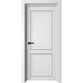 Дверное полотно Next, 600 × 2000 мм, глухое, цвет белый бархат