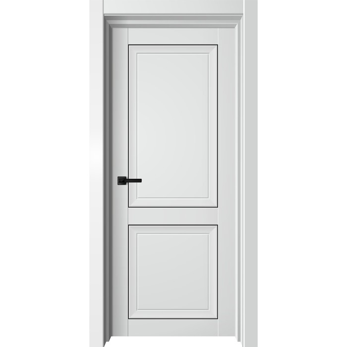 Дверное полотно Next, 600 × 2000 мм, глухое, цвет белый бархат - Фото 1