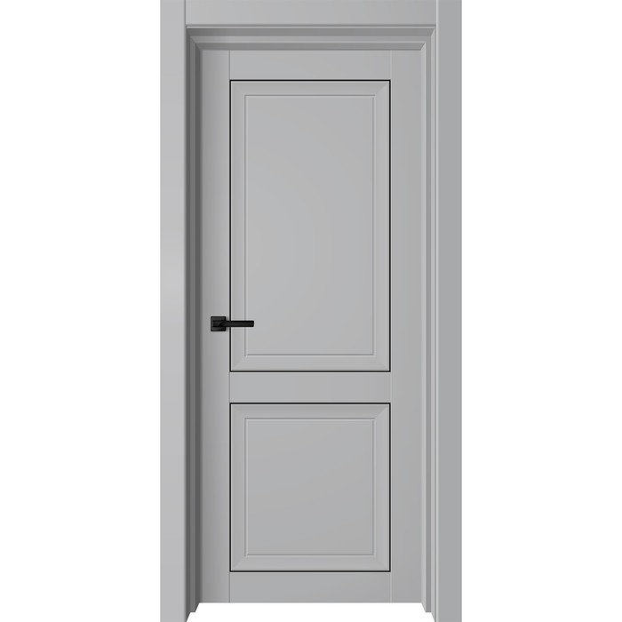 Дверное полотно Next, 600 × 2000 мм, глухое, цвет серый бархат - Фото 1