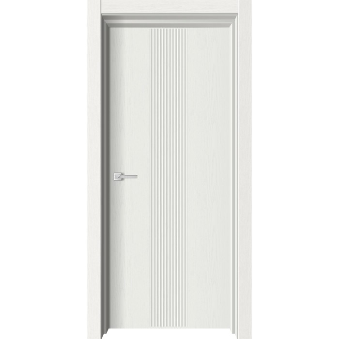 Дверное полотно L 23, 800 × 2000 мм, глухое, цвет snow soft