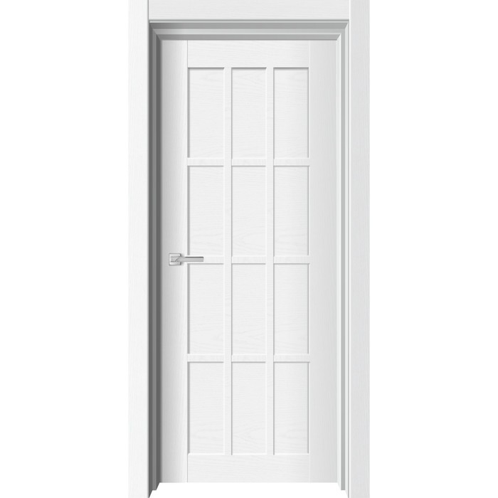 Дверное полотно NEO 696, 900 × 2000 мм, глухое, цвет ясень белый - Фото 1