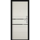 Входная дверь «Сохо», 970 × 2050 мм, левая, цвет софт капучино/ софт графит/ муар чёрный - Фото 2