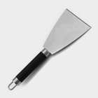 Лопатка - скребок Доляна Venus, нержавеющая сталь, чёрная - Фото 3