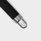 Лопатка - скребок Доляна Venus, нержавеющая сталь, чёрная - Фото 5