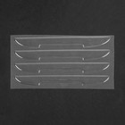 Накладка на двери, 15×1.7 см, противоударная, прозрачная, набор 4 шт. - Фото 3