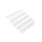 Наклейка светоотражающая 91×3.5 см на кузов авто, белый - Фото 4