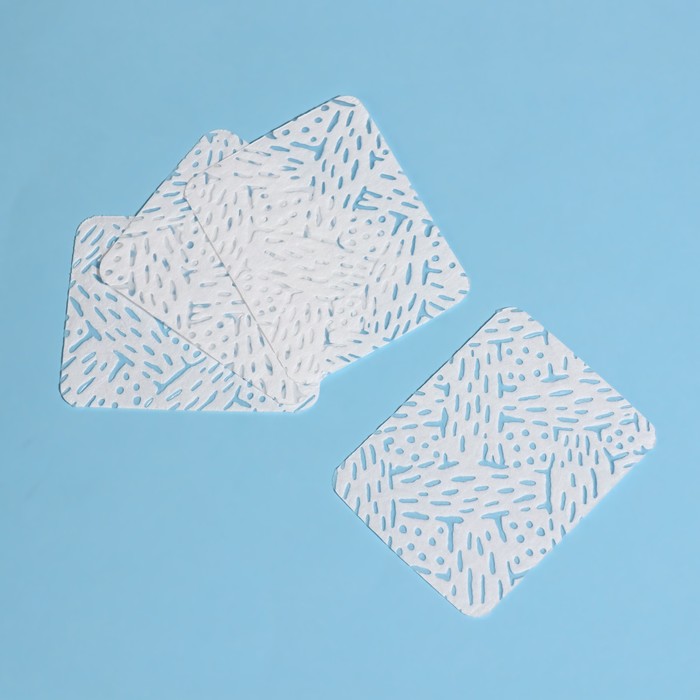 Салфетки для маникюра, безворсовые, с перфорацией, в пластиковом футляре, 180 шт, 6 × 4,5 см - фото 1897153522