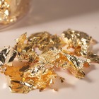 Поталь для декора ногтей, 3 г, в пластиковой банке, золотистая - Фото 3