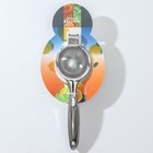 Соковыжималка ручная Steel, нержавеющая сталь, цвет хромированный - фото 53284354