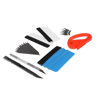 Инструмент для оклейки авто пленкой, набор 7 шт.