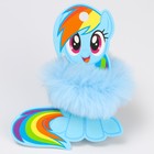 Резинка для волос, голубая, "Радуга Деш", My Little Pony - фото 7573877