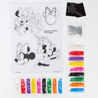 Набор для творчества: фреска-магнит, блёстки, песок, раскраска, Минни Маус - фото 32135881