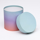 Набор круглых подарочных коробок 5 в 1 «Градиент 2», 20 × 20 × 20‒13,5 × 13,5 × 13,5 см - фото 23544539