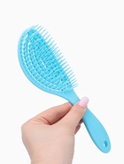 Расчёска массажная, для сушки волос, 7.5×23.5 см, цвет голубой - Фото 4