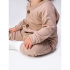 Комбинезон на пуговицах детский Fashion, рост 56 см, цвет бежевый - Фото 5