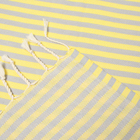 Полотенце - пештемаль пляжное «Полосы», 100×180 см, хлопок 100%, жёлтое - Фото 3