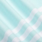 Полотенце - пештемаль пляжное «Фортуна», 100×180 см, 100% хл, 150 г/м², мятное - Фото 3