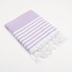 Полотенце - пештемаль пляжное «Фортуна», 100×180 см, хлопок 100%, сиреневое - Фото 2