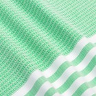 Полотенце - пештемаль пляжное Waffle, 100×180 см, хлопок 100 %, салатовое - Фото 3
