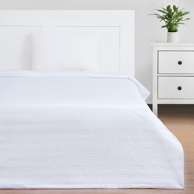 Пододеяльник евро «Этель» Hotel, 200×215 см, страйп-сатин