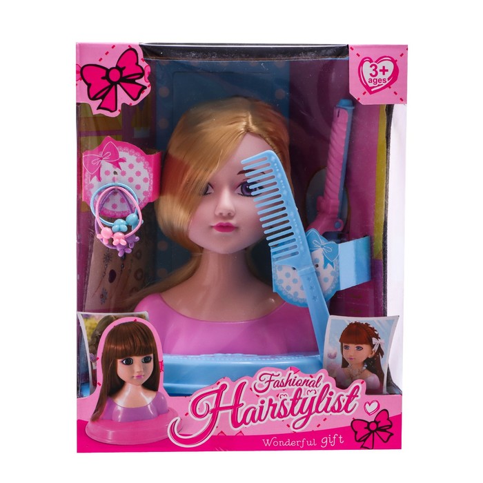 Кукла-манекен для создания причёсок «Маленькая модница», с аксессуарами 53586