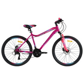Велосипед 26" Stels Miss-5000 D, V020, цвет фиолетовый/розовый, р. 18"
