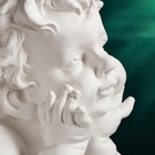 Фигура гипс «Ангел на шаре», большой белый, 26×27×64 см - Фото 7