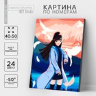Картина по номерам на холсте с подрамником «Девушка с птицами» 40х50 см - фото 10209793