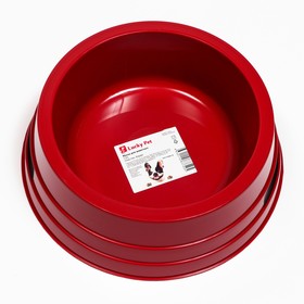 

Миска для животных LUCKY PET 1,3 л, бордовый