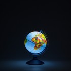 Глобус физико-политический "Глобен", интерактивный, рельефный, диаметр 210 мм, с подсветкой от батареек, с очками - Фото 2