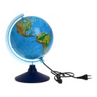 Глобус физико-политический "Глобен", интерактивный, рельефный, диаметр 210 мм, с подсветкой, с очками - фото 3775786