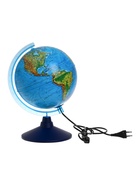 Глобус физико-политический "Глобен", интерактивный, рельефный, диаметр 210 мм, с подсветкой, с очками - фото 26938159